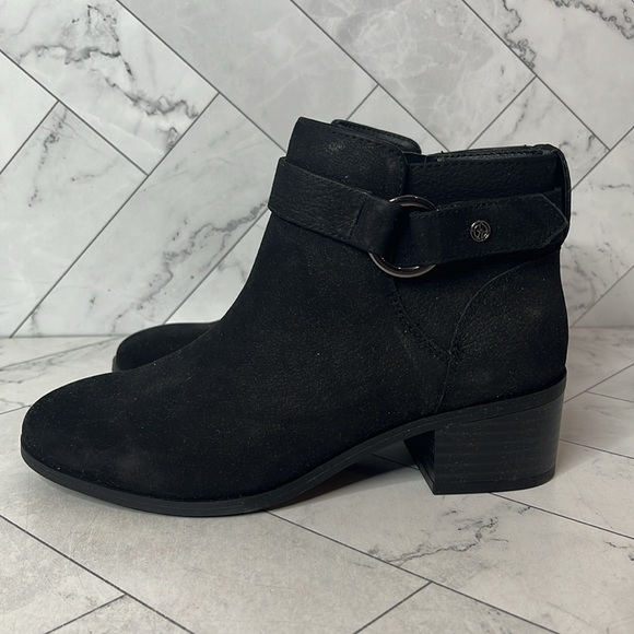 NWT Giani Bernini Womens Black Putneyy Leather Ankle Boot Shoe Size 5.5M - Picture 4 of 11